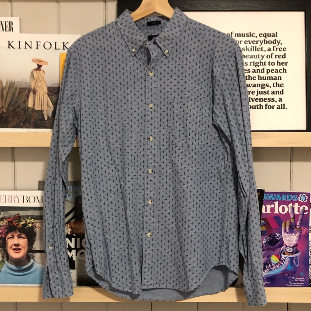 Long sleeve button down Chambray shirt from J. Crew